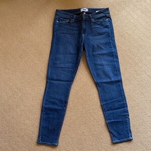 PAIGE Dark Blue Skinny Jeans